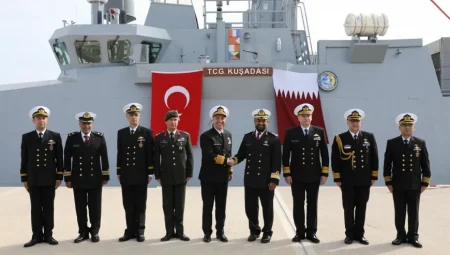 Deniz Kuvvetleri Komutanı Oramiral Ercüment Tatlıoğlu Katar’da Resmî Temaslarda Bulundu