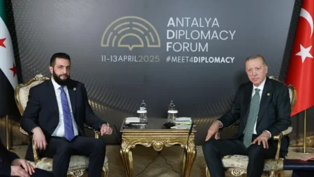 Erdoğan ile Suriye Cumhurbaşkanı Şara arasında dikkat çeken görüşme Antalya’da gerçekleşti